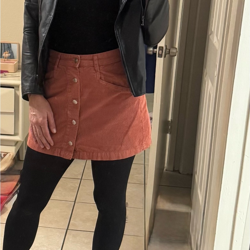 Free People Ray Corduroy Mini Skirt